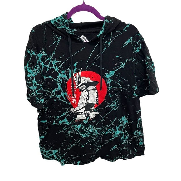 Original gravity Samurai ninja shirt with hood men’s large - Picture 1 of 6